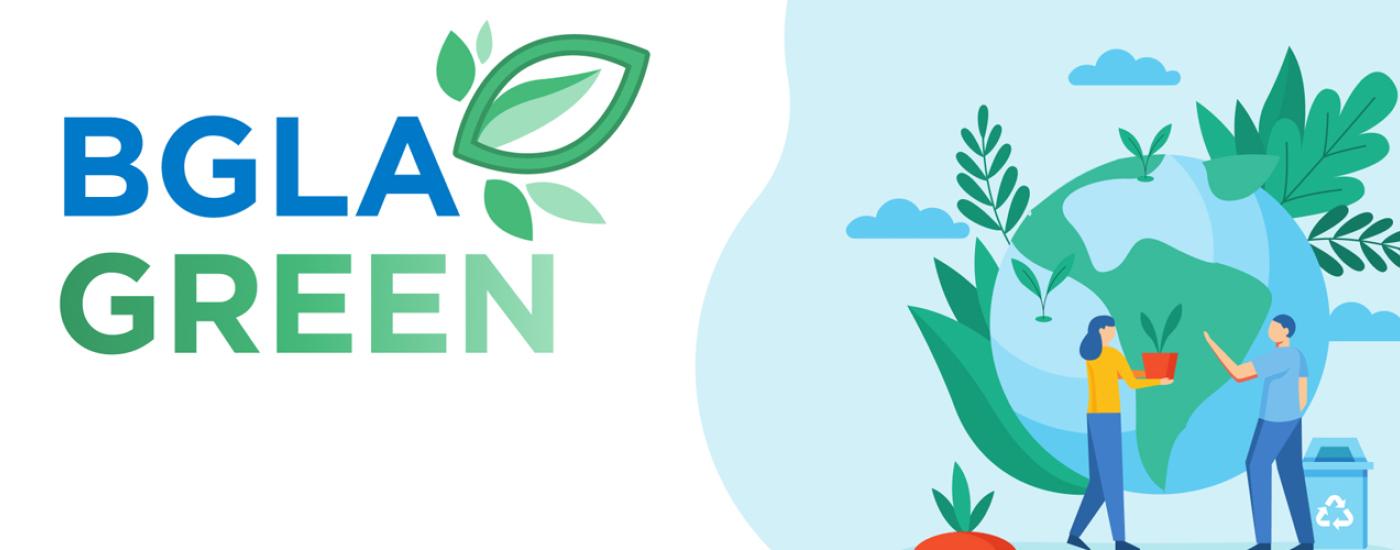Logo de BGLA green