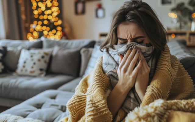 Ejemplo de cómo expulsar la flema del pecho de forma casera.