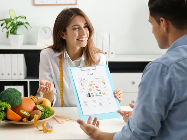 people talking about the food pyramid