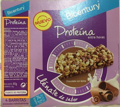 información nutricional bicentury